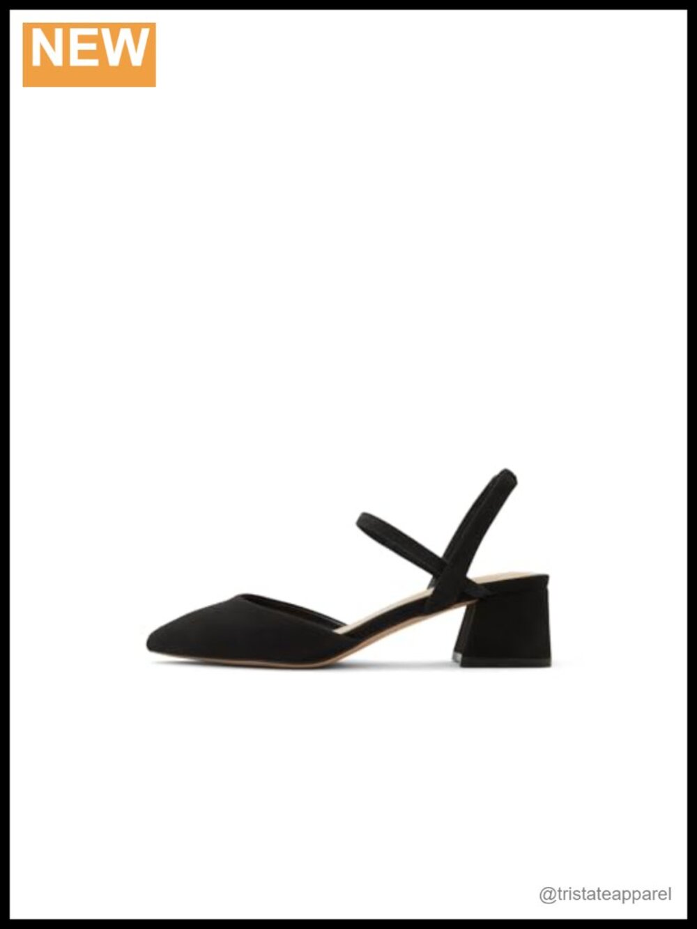 Women's Faux Leather Pointed Toe Kitten Heel Pull-On Pump Shoes